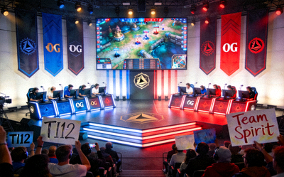 DOTA2国际邀请赛比赛场景截图